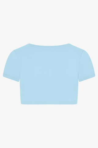 Aura Crop Top - Powder Blue