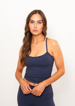 Aura Tank Top - Parisian Blue