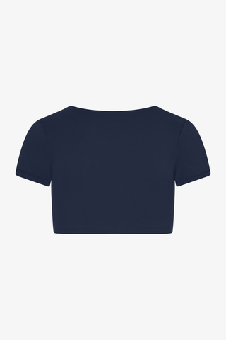 Aura Crop Top - Parisian Blue
