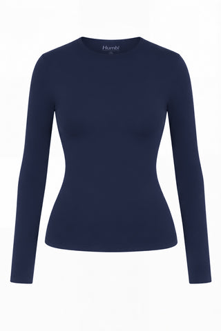 Aura Long Sleeve - Parisian Blue