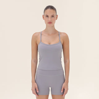 Aura Tank Top - Platinum Grey - Humbl
