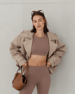 Aura Crop Top - Sky Blue - Humbl