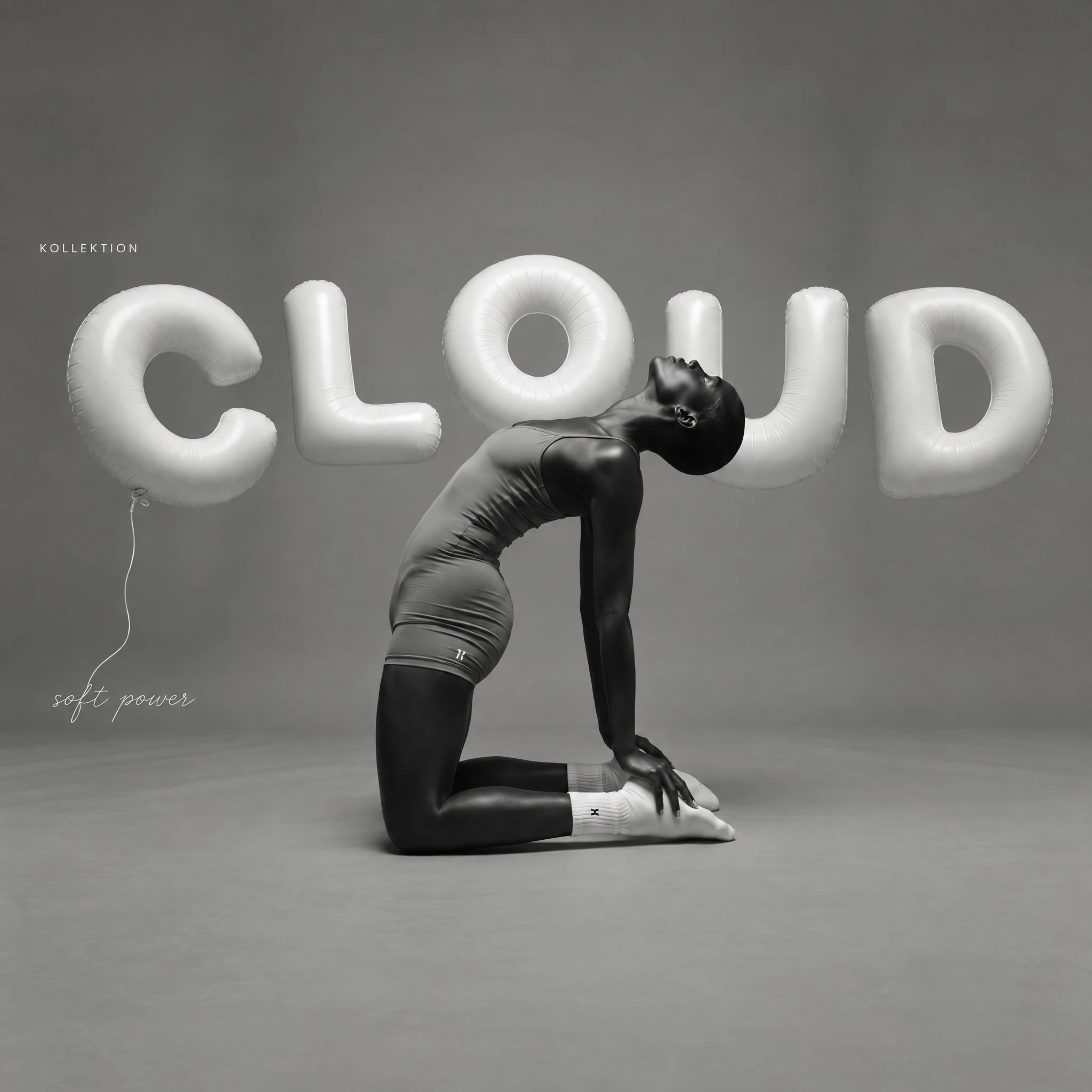 CLOUD° Kollektion mit Ballonbuchstaben